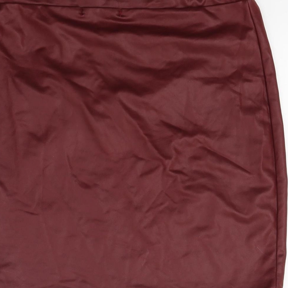 Boohoo Womens Brown   Mini Skirt Size 8