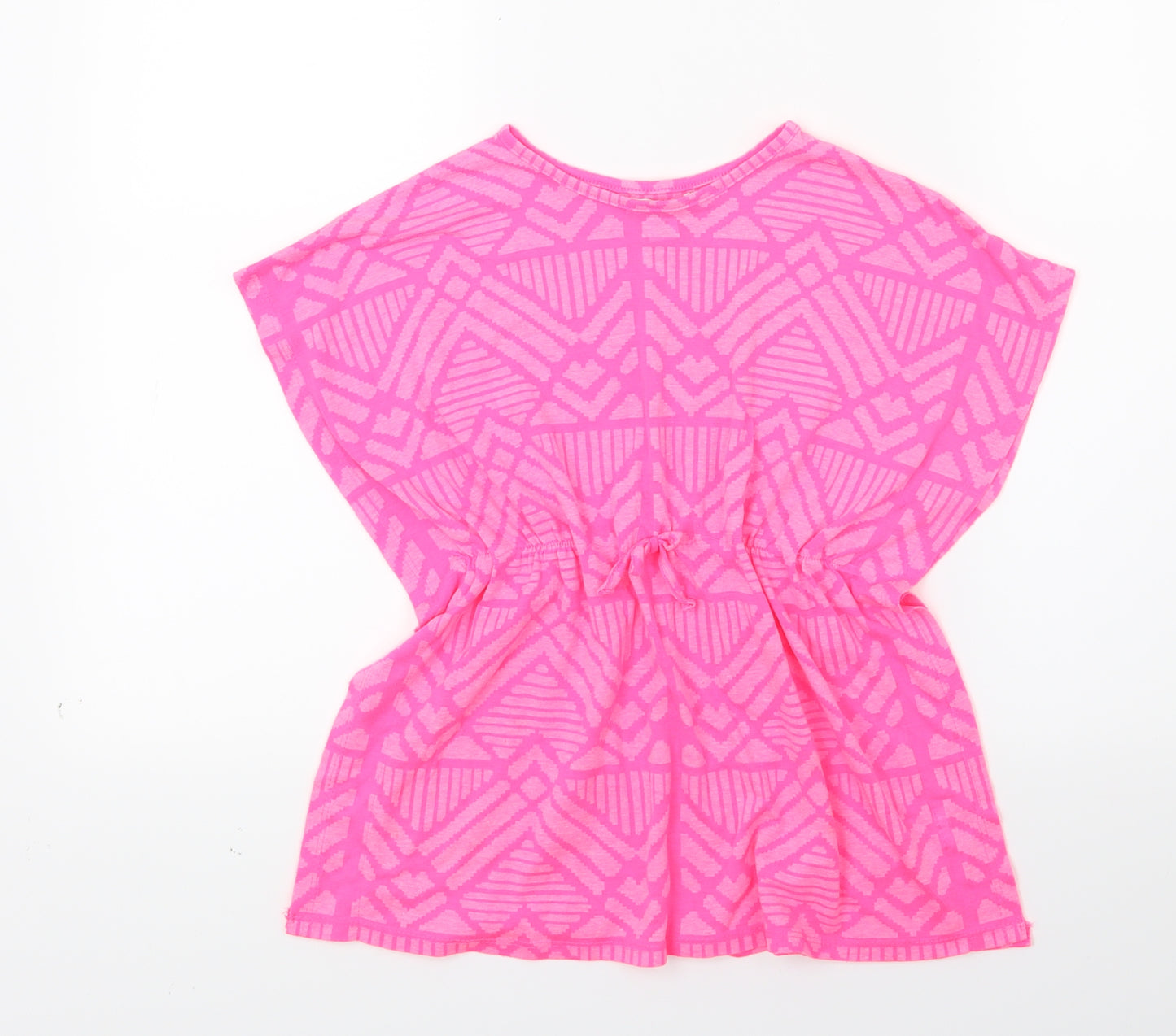Primark Girls Pink   Tunic T-Shirt Size 5-6 Years