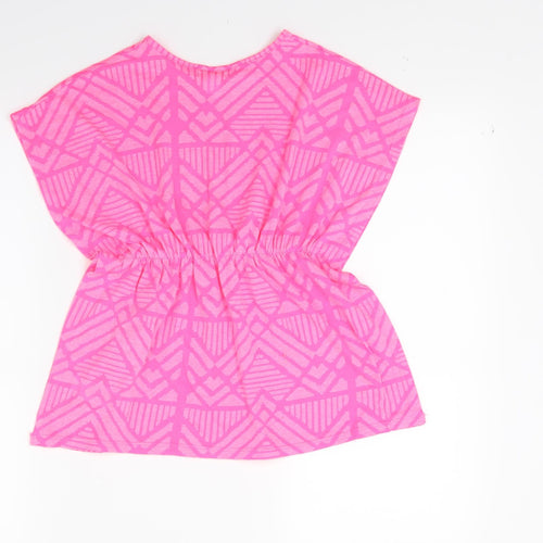 Primark Girls Pink   Tunic T-Shirt Size 5-6 Years