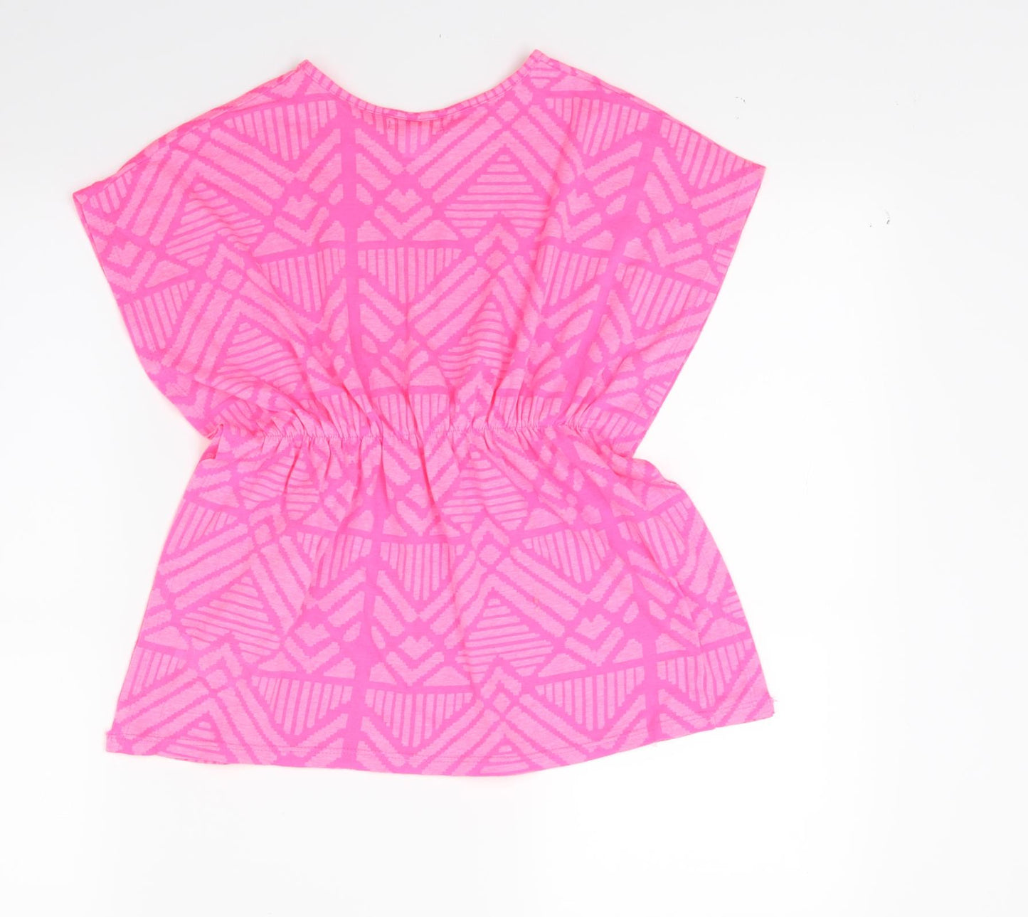 Primark Girls Pink   Tunic T-Shirt Size 5-6 Years