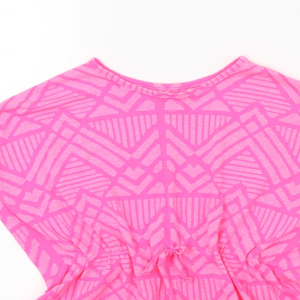 Primark Girls Pink   Tunic T-Shirt Size 5-6 Years