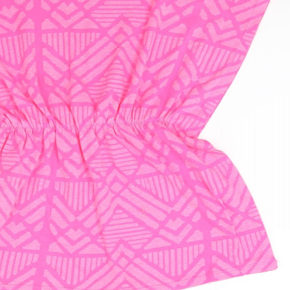 Primark Girls Pink   Tunic T-Shirt Size 5-6 Years