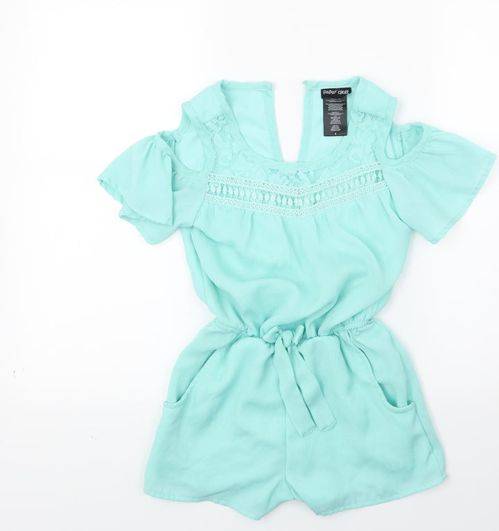 papaer doll Womens Green   Shorts One-Piece Size 8