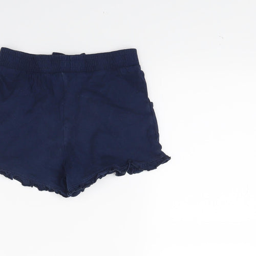 TU Girls Blue  Jersey Hot Pants Shorts Size 7 Years