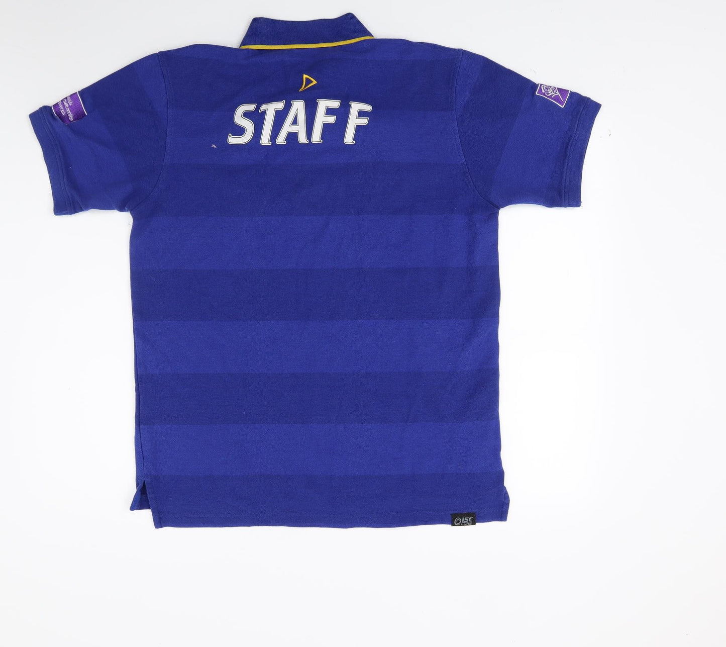 Isc Mens Blue    Polo Size M  - Leeds rhinos Rugby