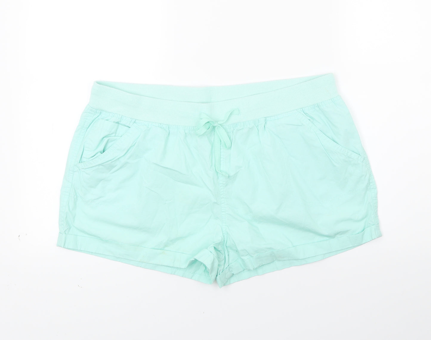 Atmosphere Womens Green   Cut-Off Shorts Size 16