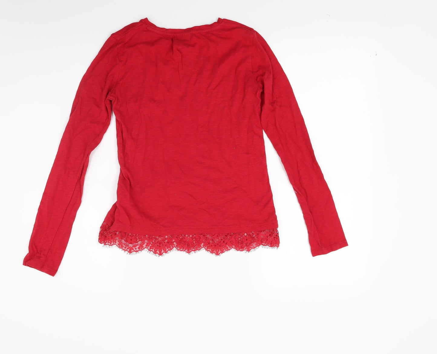F&F Girls Red   Pullover Sweatshirt Size 11-12 Years