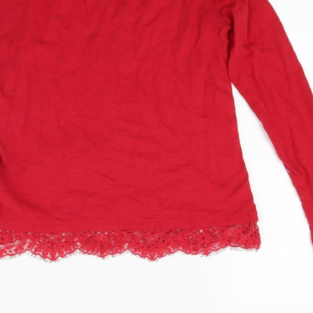 F&F Girls Red   Pullover Sweatshirt Size 11-12 Years