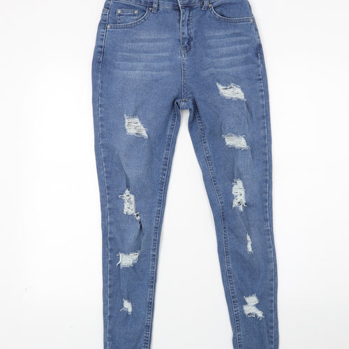 Select Womens Blue  Denim Skinny Jeans Size 8 L25 in