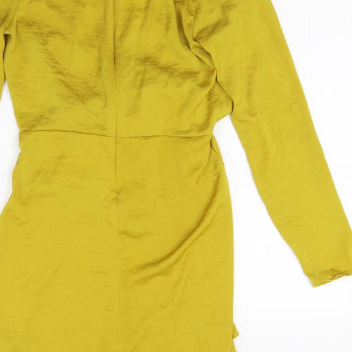 Missguided Womens Yellow   A-Line  Size 8
