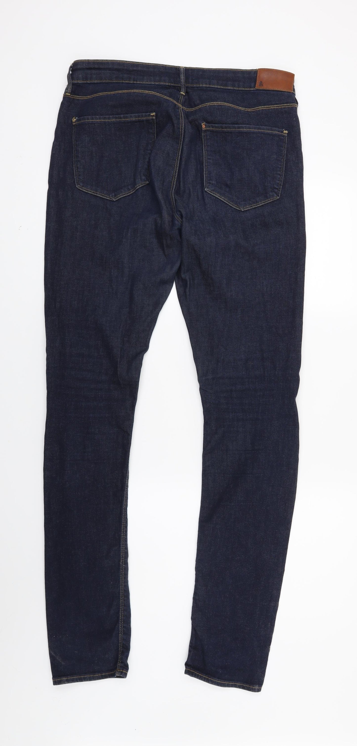 H&M Mens Blue  Denim Skinny Jeans Size 31 L34 in