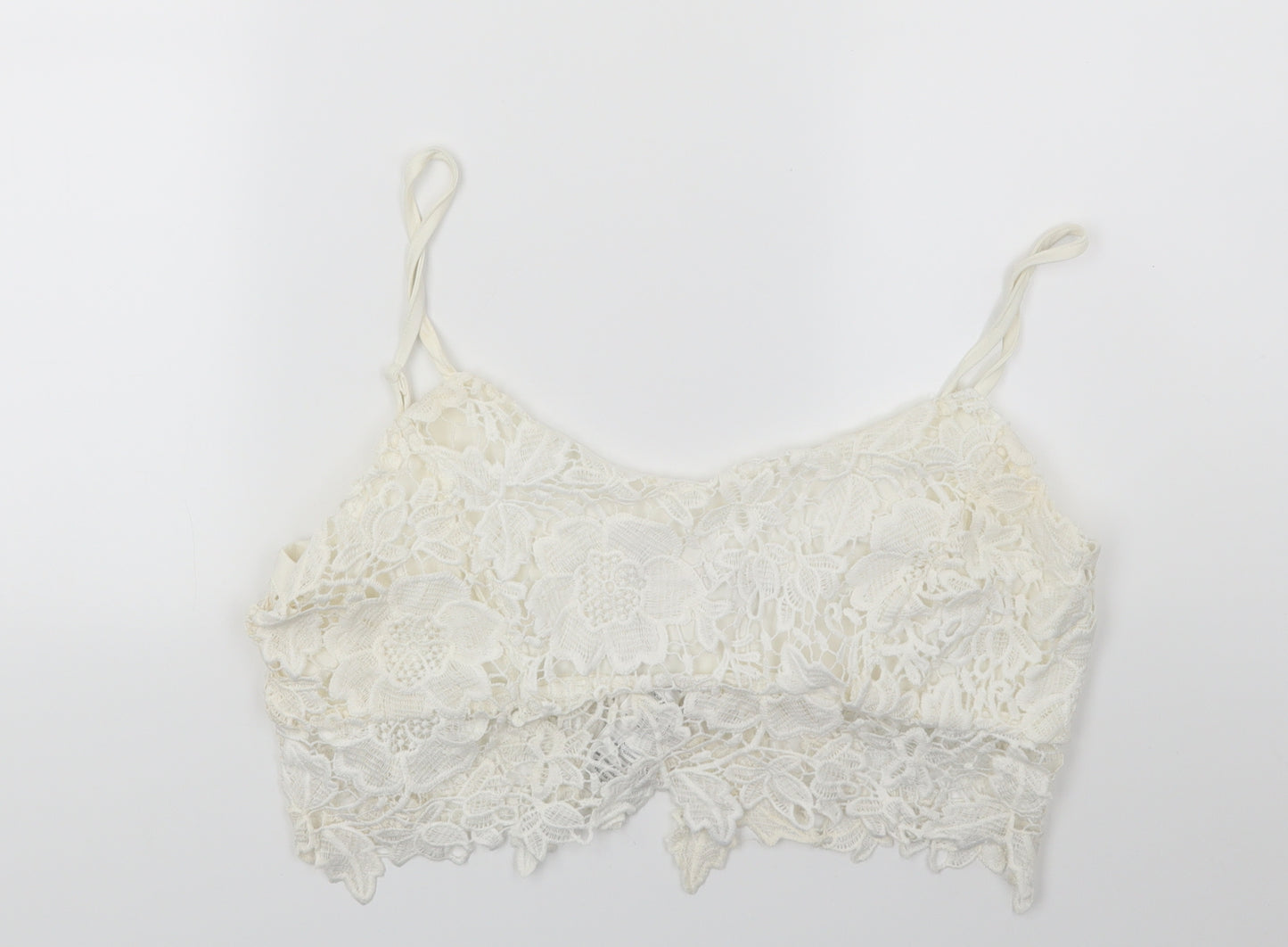 Cameo rose Womens White  Rayon Camisole Blouse Size 14