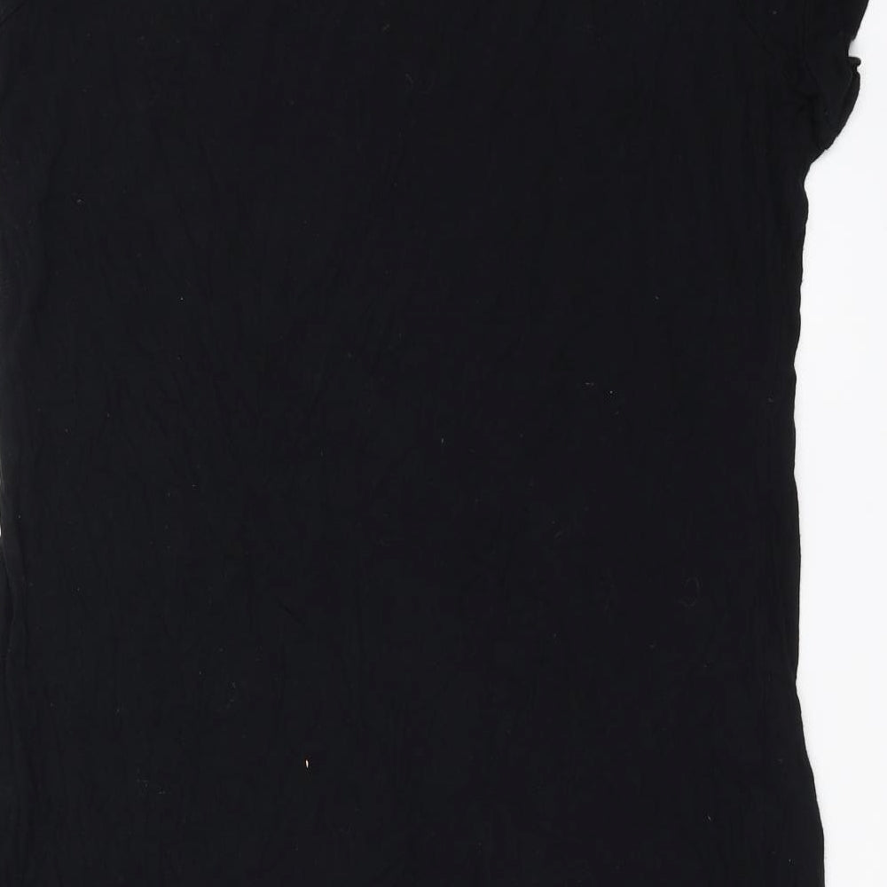 George Womens Black   T-Shirt Dress  Size 20  - beaded shoulder