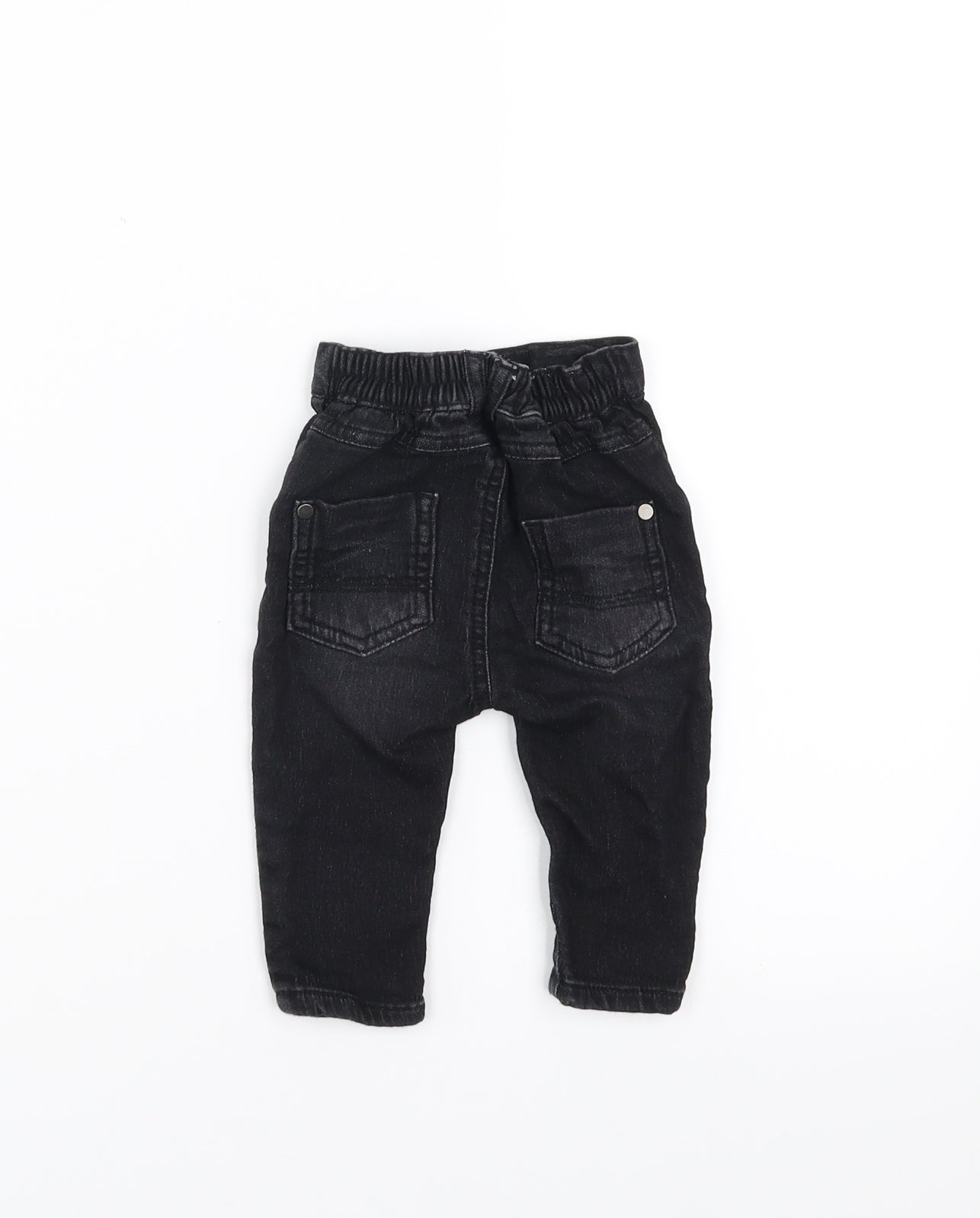 George Baby Black  Denim  Jeans Size 3-6 Months