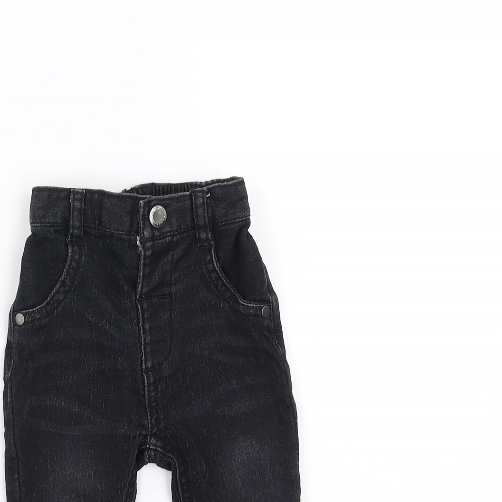 George Baby Black  Denim  Jeans Size 3-6 Months