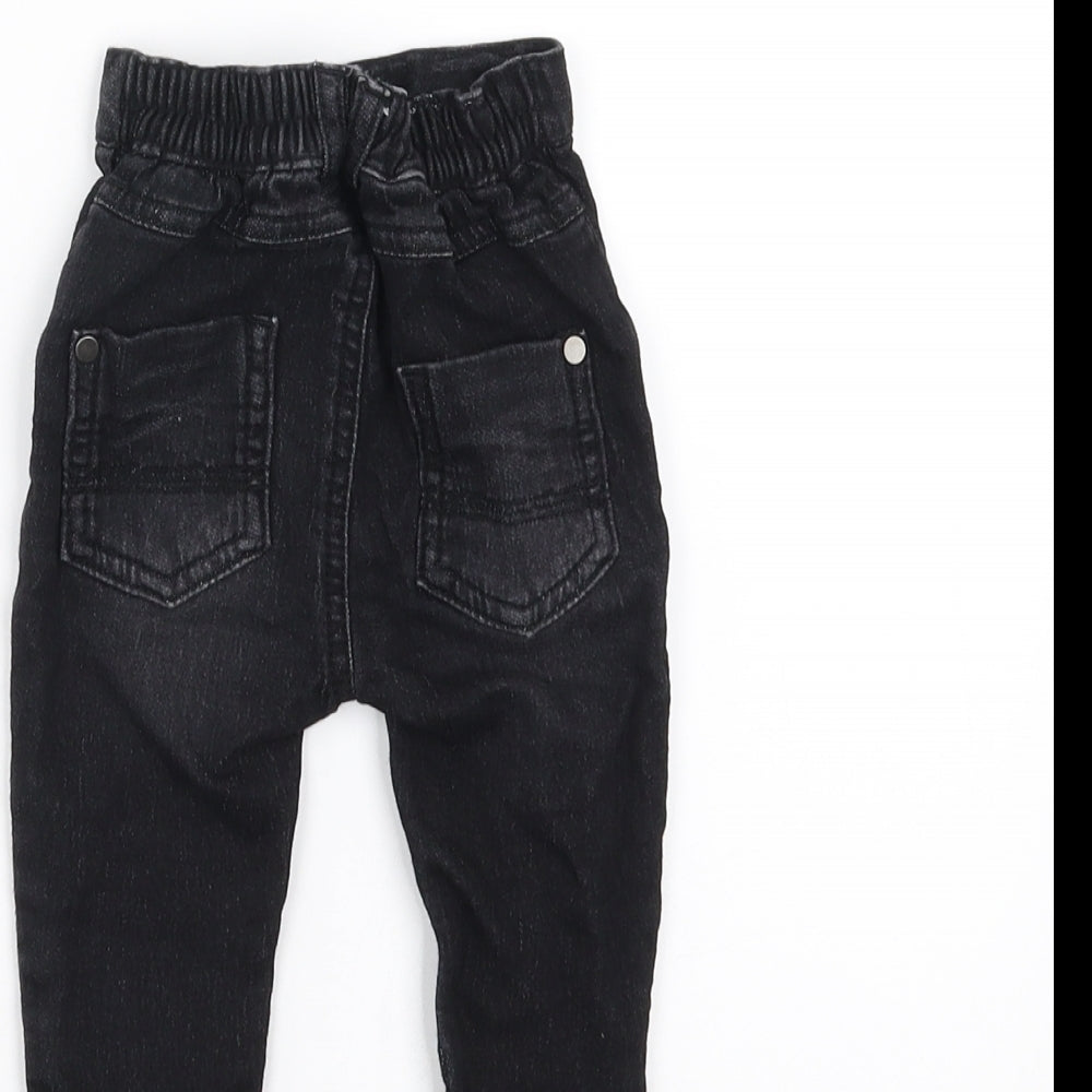 George Baby Black  Denim  Jeans Size 3-6 Months