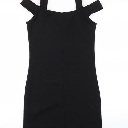 Miss Selfridge Womens Black   A-Line  Size 8