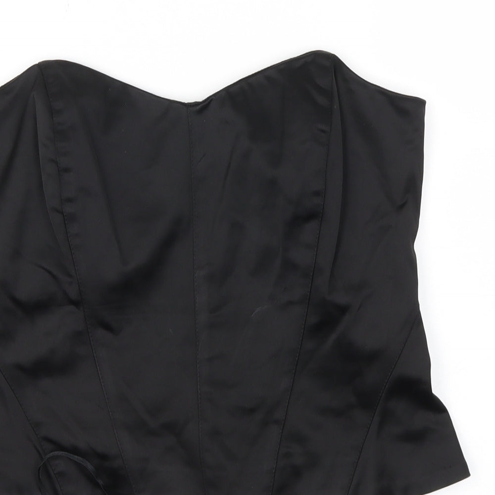 Coast Womens Black   Basic T-Shirt Size 14
