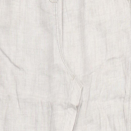 Moda Womens Beige   Trousers  Size 14 L30 in