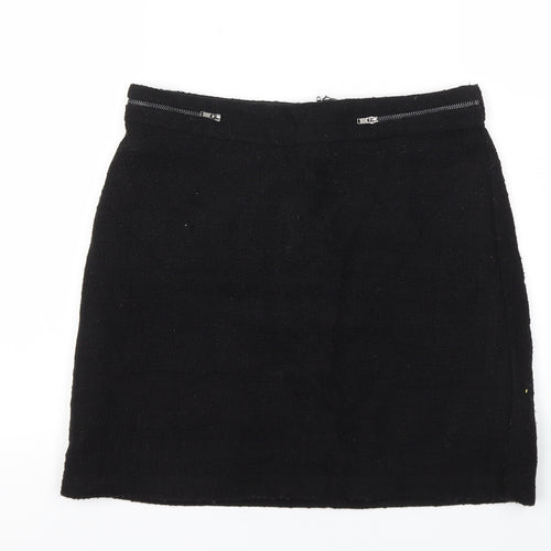 New Look Womens Black   A-Line Skirt Size 8