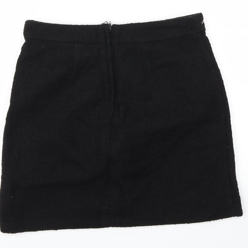 New Look Womens Black   A-Line Skirt Size 8