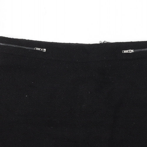 New Look Womens Black   A-Line Skirt Size 8