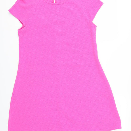 Boohoo Womens Pink   Fit & Flare  Size 10