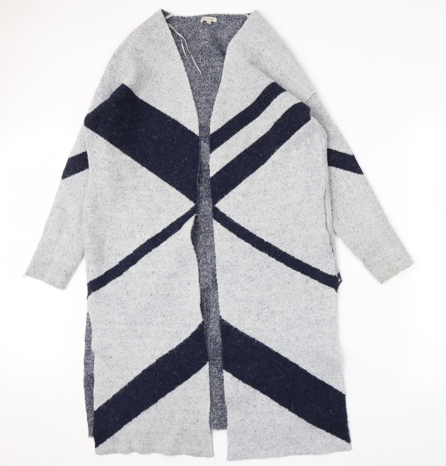 River Island Womens Grey   Cardigan Jumper Size 10