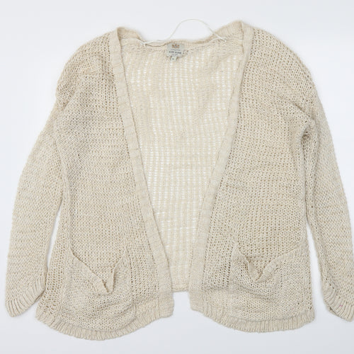 River Isand Womens Beige   Cardigan Jumper Size 10