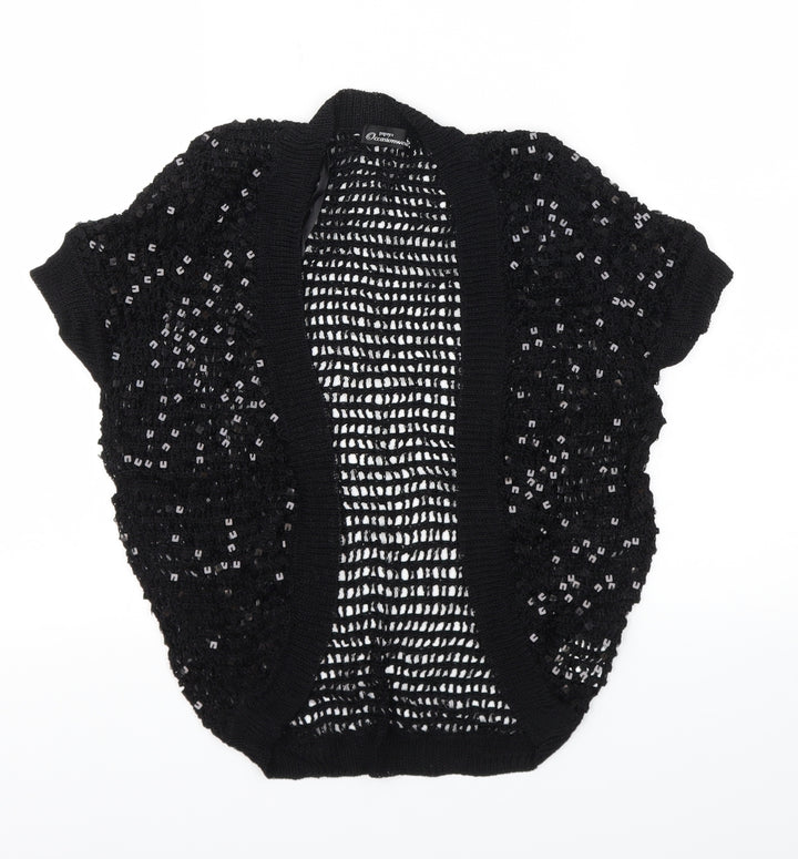 Papaya Womens Black   Cardigan Jumper Size 14