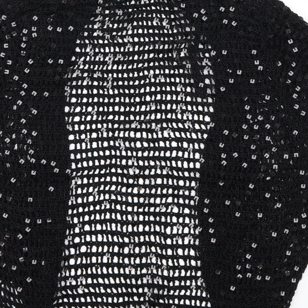 Papaya Womens Black   Cardigan Jumper Size 14