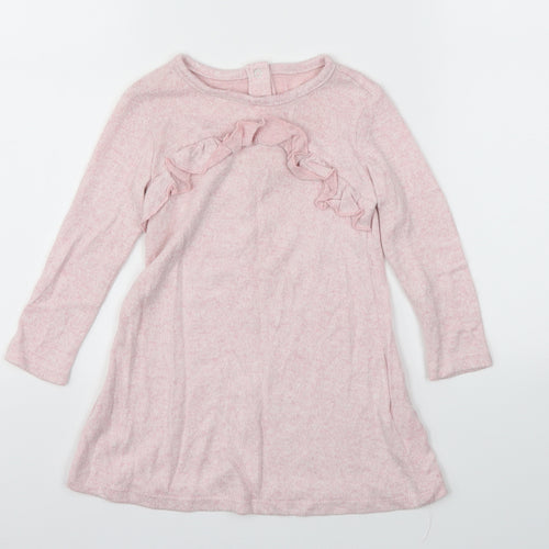 F&F Girls Pink   Fit & Flare  Size 12-18 Months