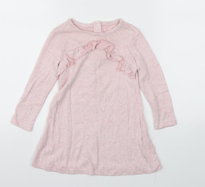 F&F Girls Pink   Fit & Flare  Size 12-18 Months
