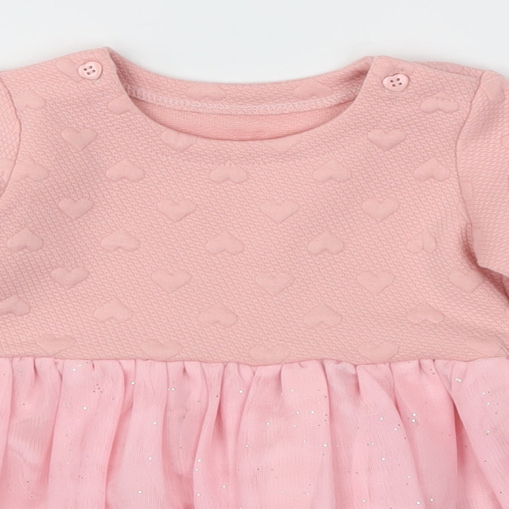 TU Girls Pink   Fit & Flare  Size 12-18 Months