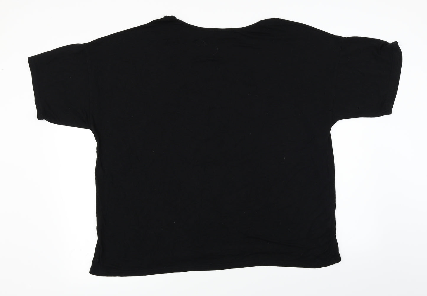 Boohoo  Womens Black   Basic T-Shirt Size 22