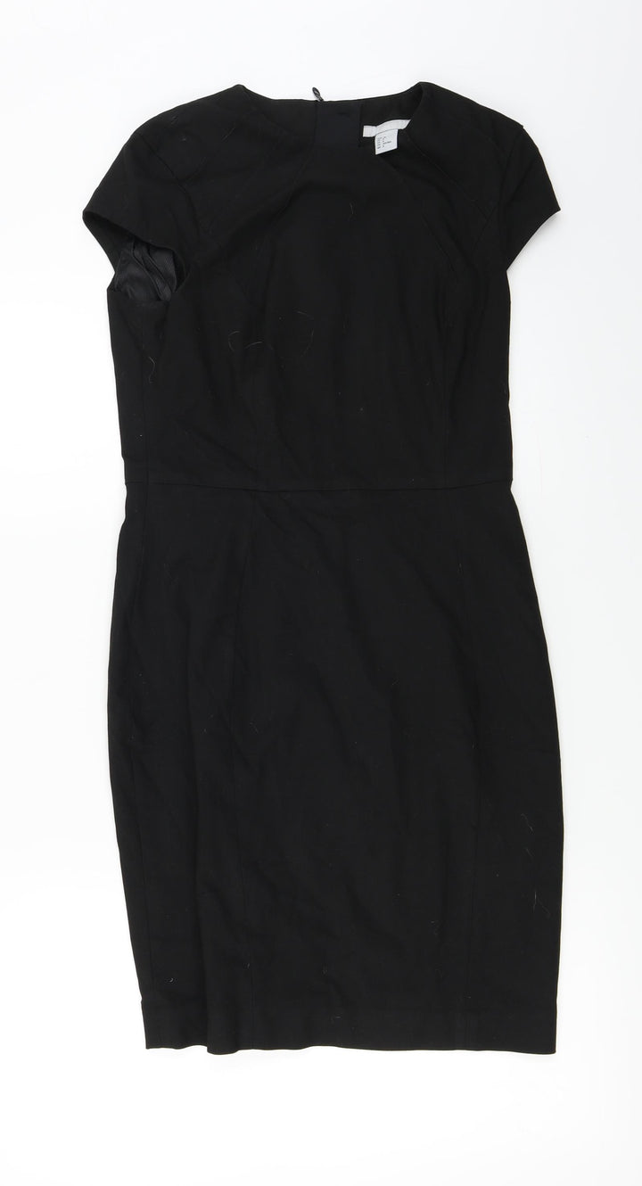 H&M  Womens Black   A-Line  Size 8