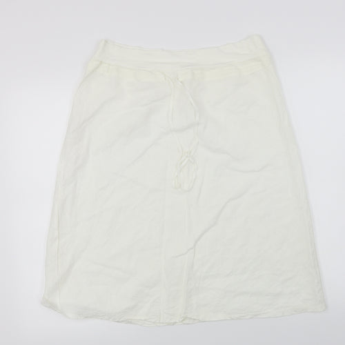 misto Womens Ivory   A-Line Skirt Size 2XL