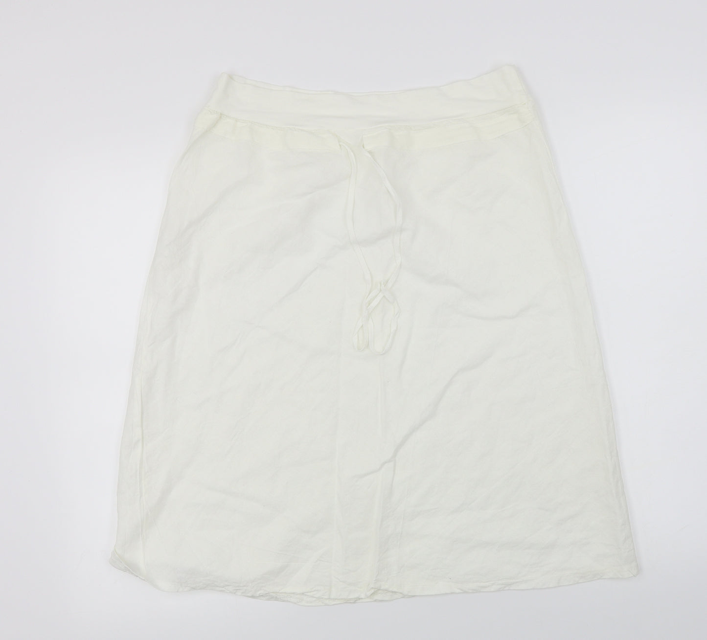 misto Womens Ivory   A-Line Skirt Size 2XL
