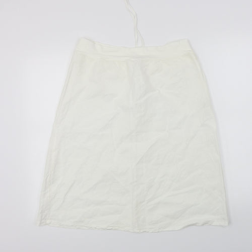 misto Womens Ivory   A-Line Skirt Size 2XL
