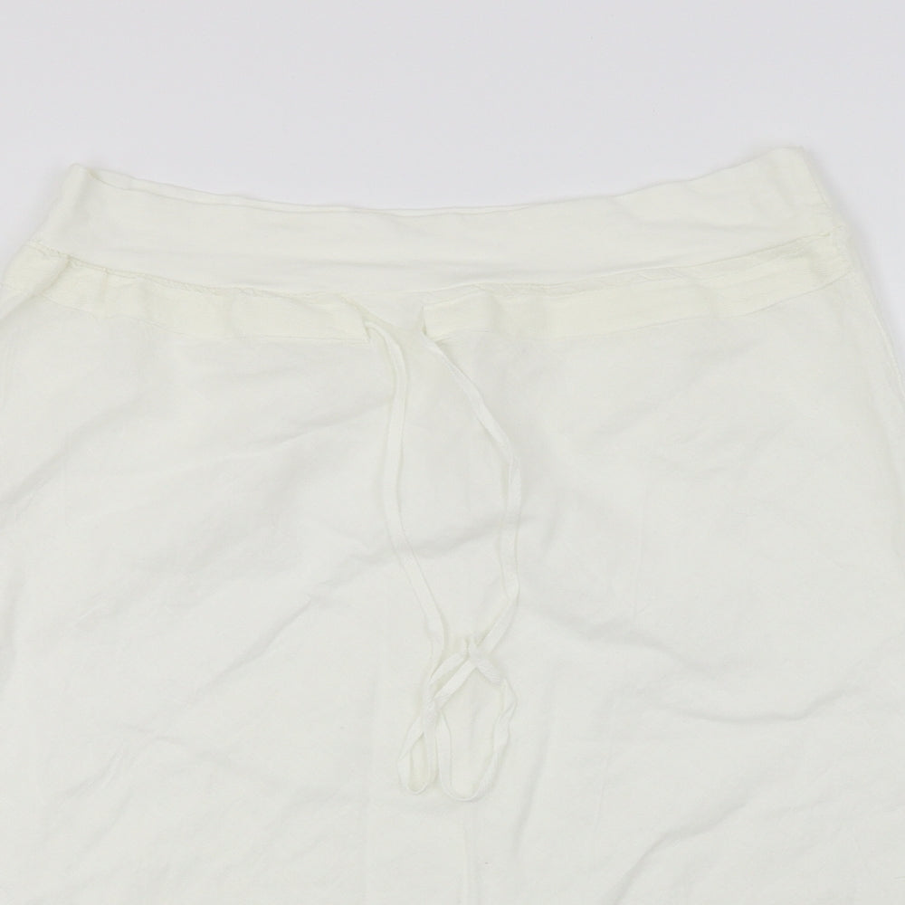 misto Womens Ivory   A-Line Skirt Size 2XL