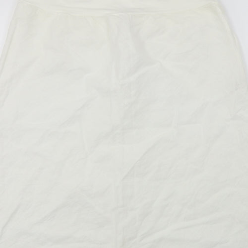 misto Womens Ivory   A-Line Skirt Size 2XL