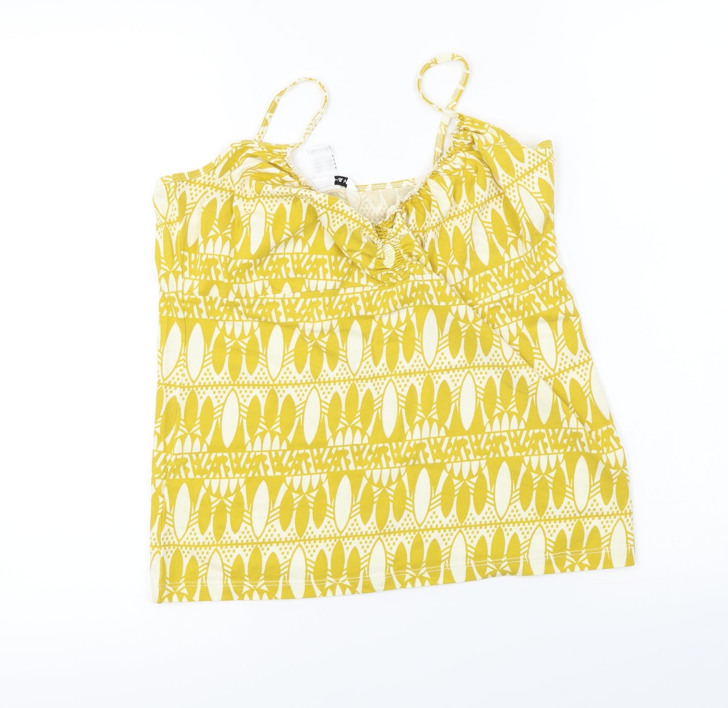 H&M  Womens Yellow   Basic T-Shirt Size L
