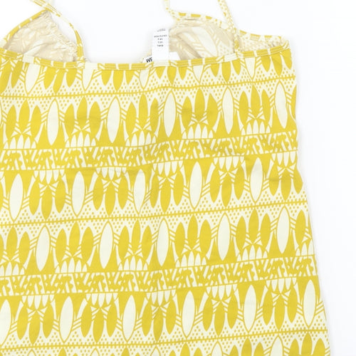 H&M  Womens Yellow   Basic T-Shirt Size L