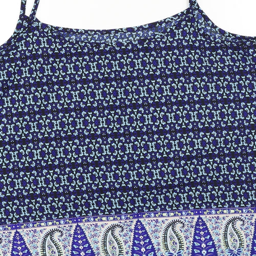 Atmosphere  Womens Blue Floral  Basic Blouse Size 18
