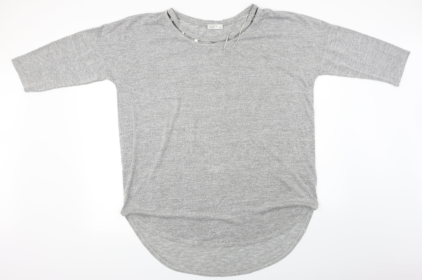 Papaya  Womens Grey   Pullover Jumper Size XL