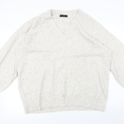 F&F  Womens Beige   Pullover Jumper Size 2