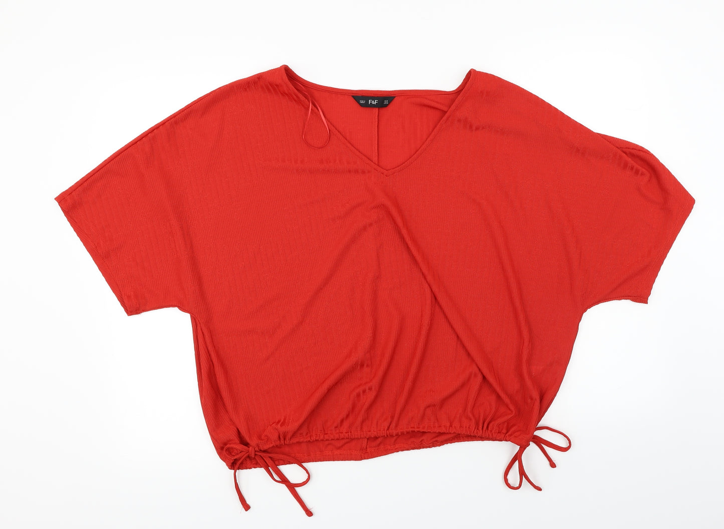 F&F  Womens Red   Basic Blouse Size 18