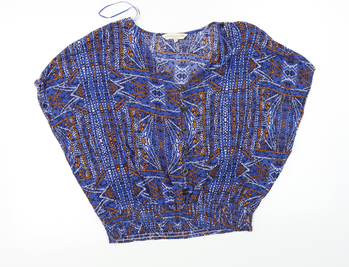 F&F  Womens Blue   Basic Blouse Size 16