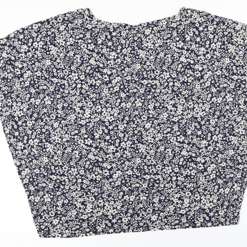 F&F Womens Blue Floral  Basic Blouse Size 18