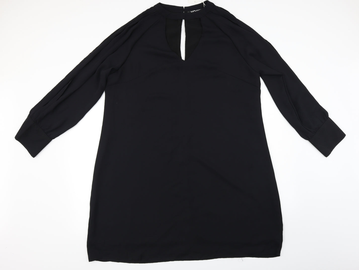 Yoins Womens Black   Basic Blouse Size XL